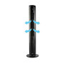 Voir la diapositive 2 : Domo Ventilateur colonne - DOMO - 50 W - Eclairage d'ambiance - Oscillation large - 5 vitesses - Télécommande incl
