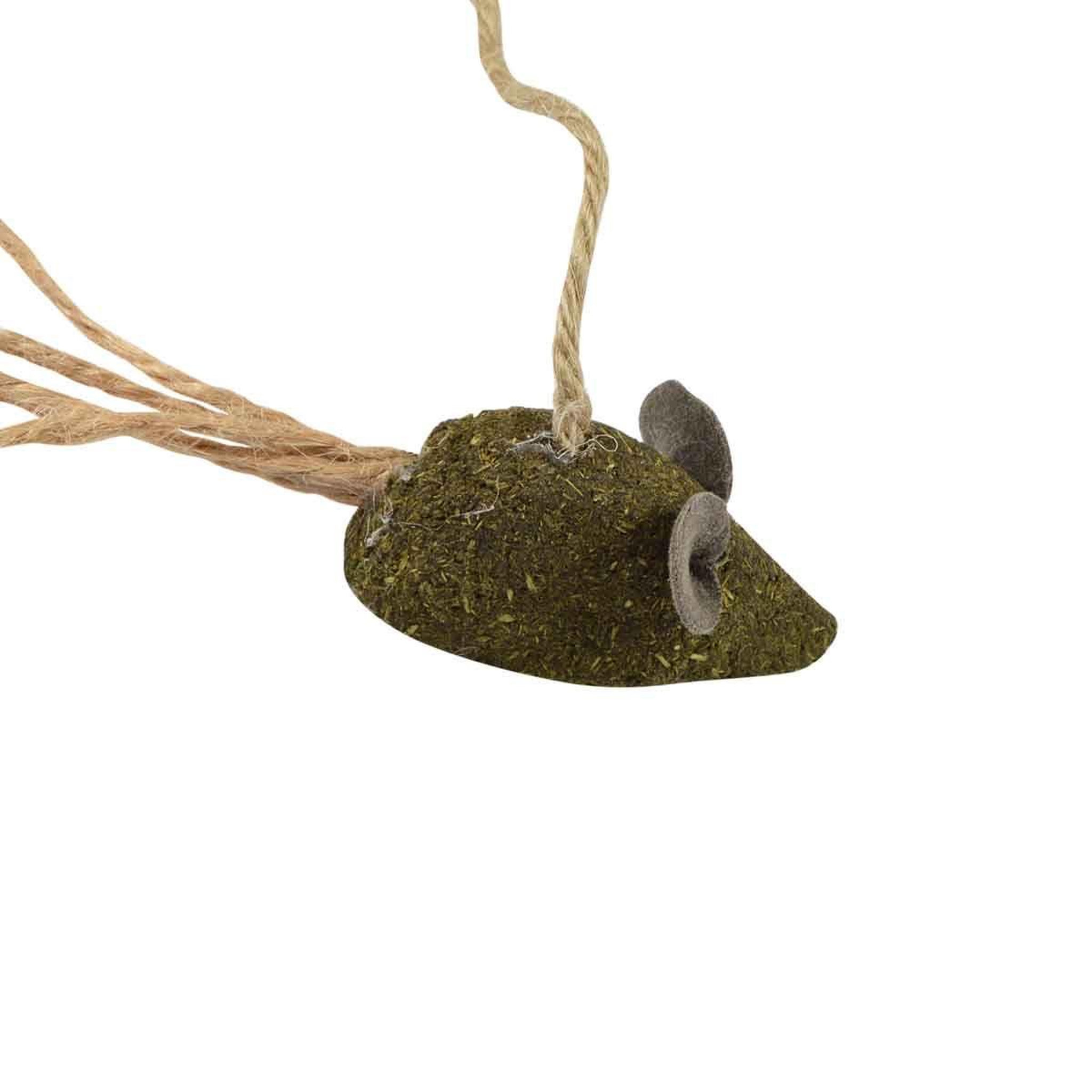Voir la diapositive 2 : LOVE STORY Canne à pêche pour chat  souris  25cm naturel