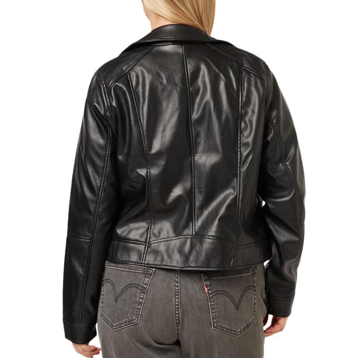 Vero Moda Veste Simili Cuir e Femme Vero Moda Curve Bellaanna