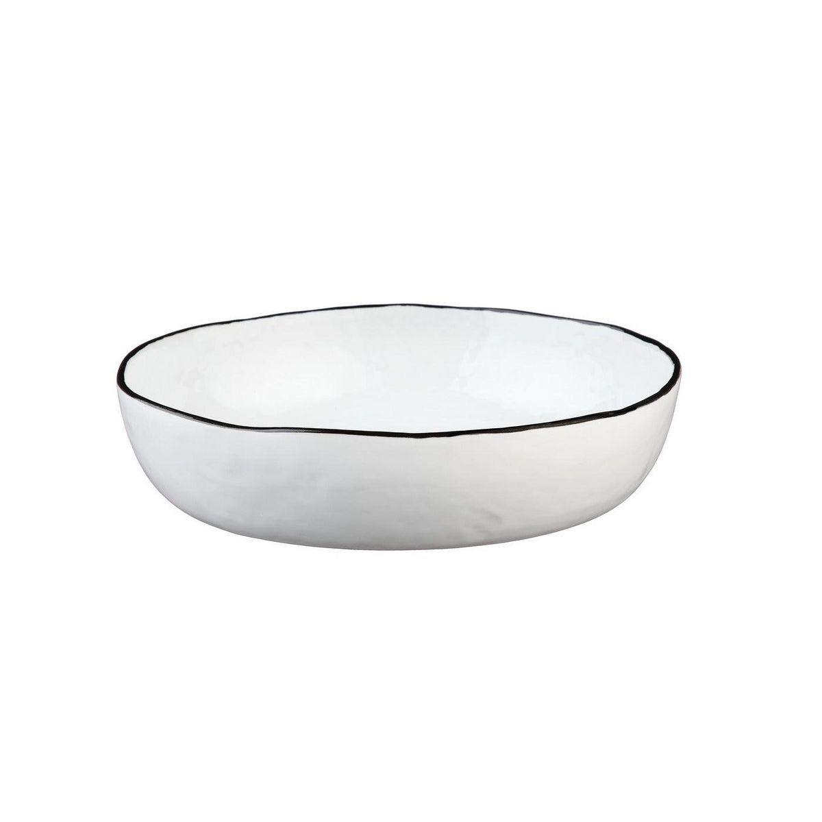 BJORN Assiette creuse PURE Ø21,5cm - 4 pièces - Blanc Neige
