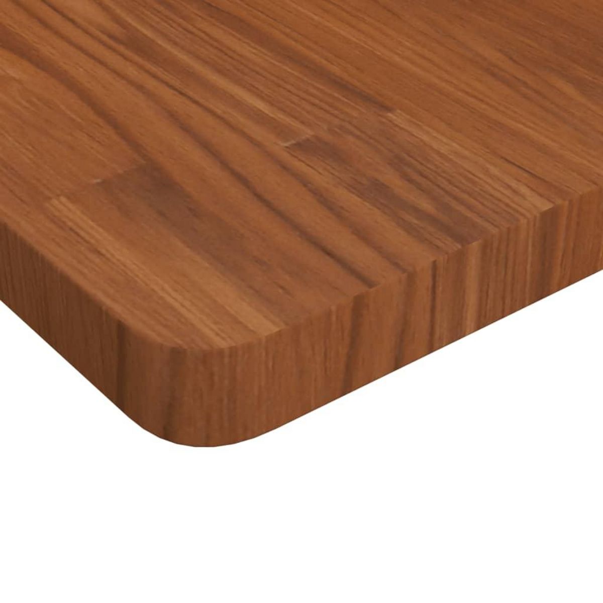 VIDAXL Dessus de table carre Marron fonce 90x90x4cm Bois chene traite