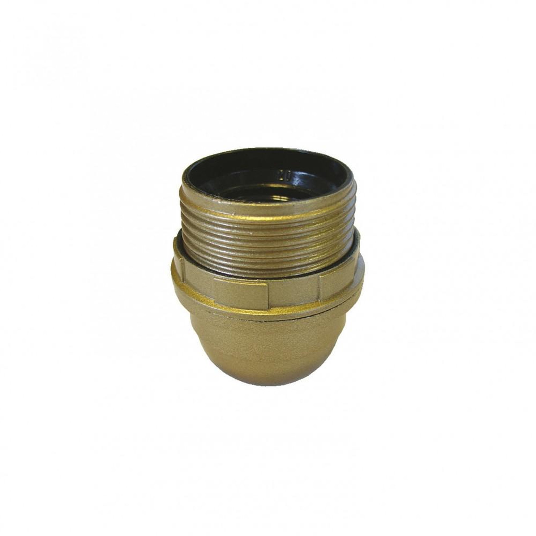 CENTRALE BRICO Douille 1/2 filetée E27 TIBELEC, plastique, or 60 W