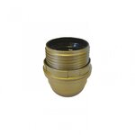 CENTRALE BRICO Douille 1/2 filetée E27 TIBELEC, plastique, or 60 W