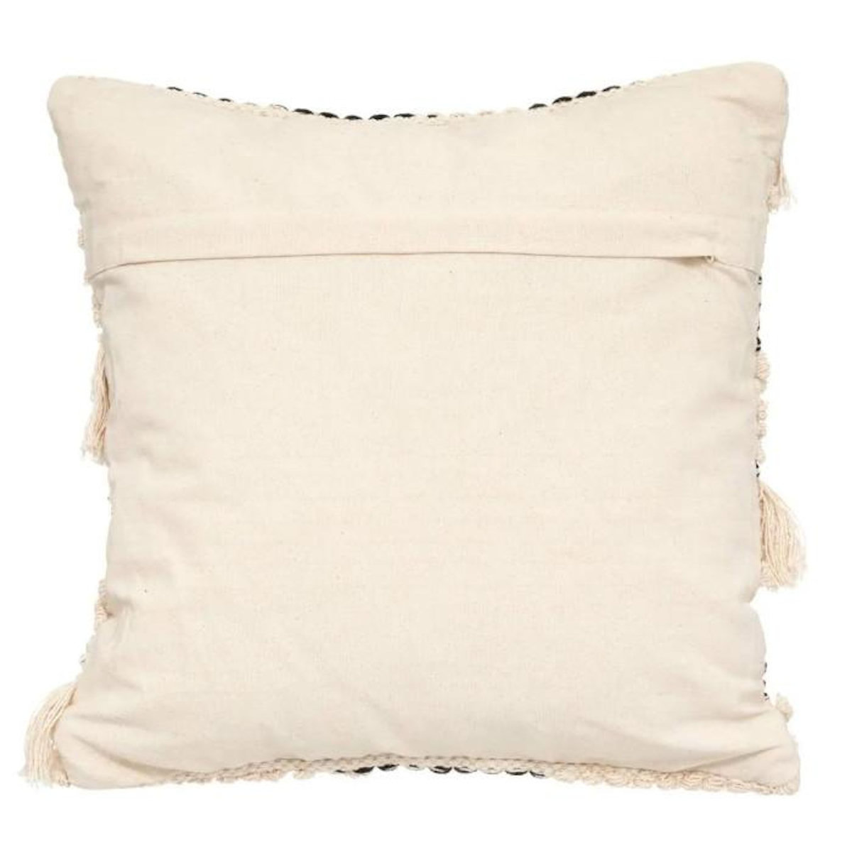 ATMOSPHERA Coussin Déco 3D  Nœud  45x45cm Noir & Blanc