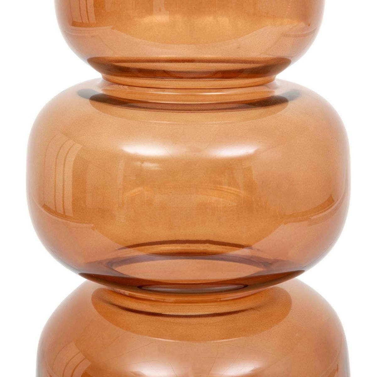 ATMOSPHERA Vase Design  Be Vintage  25cm Ambre