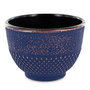 Voir la diapositive 1 : Aromandise Tasse en fonte bleu et bronze - 0,15 L