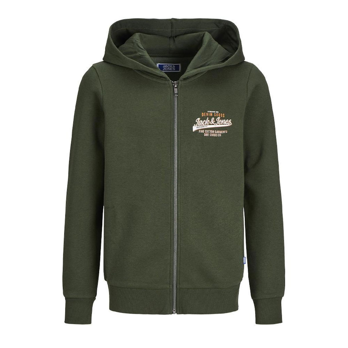 Jack & Jones Sweat Zippe Vert Garçon Jack & Jones Jjelogo