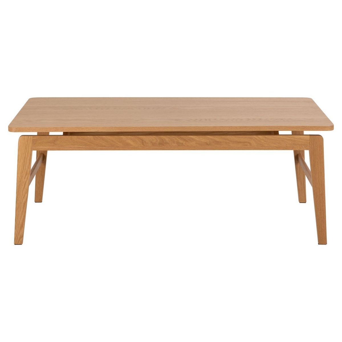 TOILINUX Table basse rectangulaire en chêne AREN - Marron