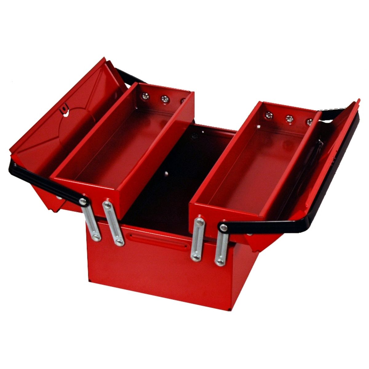 PIERRE HENRY Boite à outils dépliante 3 compartiments 30/1 Rouge