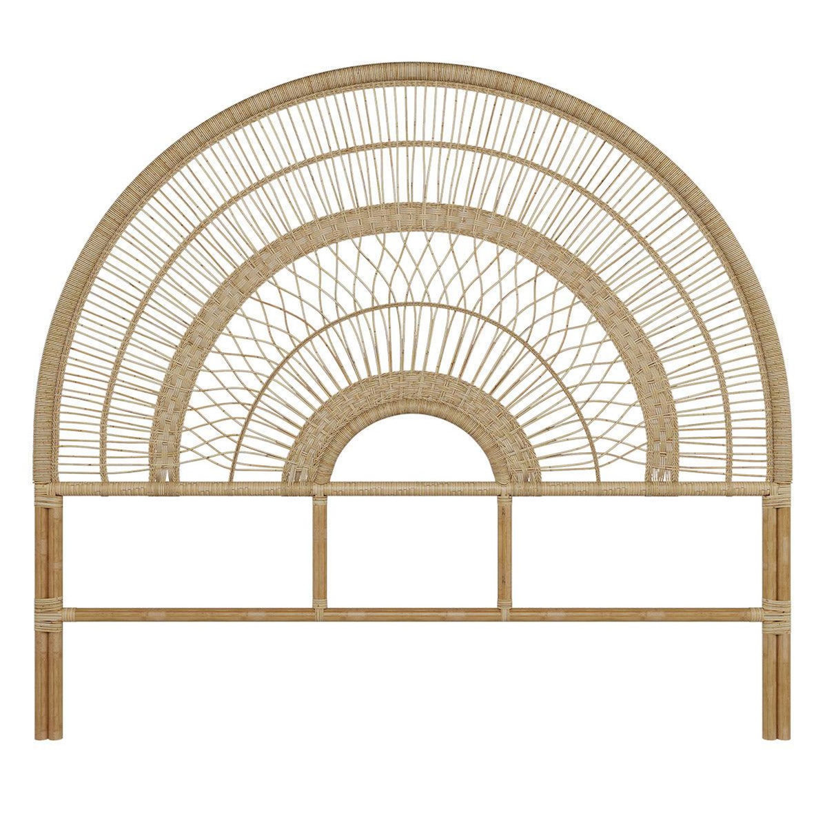 Rendez vous déco Tête de lit en rotin naturel 140 cm-Astéria