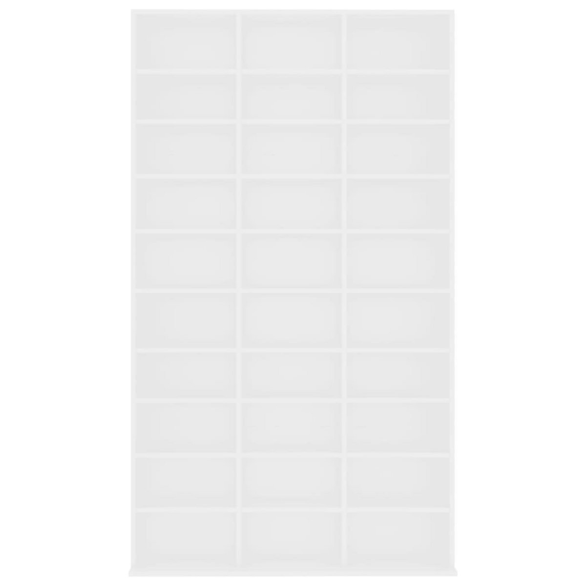 VIDAXL Armoire a CD Blanc 102x16x177,5 cm Bois d'ingenierie