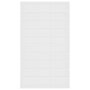 Voir la diapositive 4 : VIDAXL Armoire a CD Blanc 102x16x177,5 cm Bois d'ingenierie