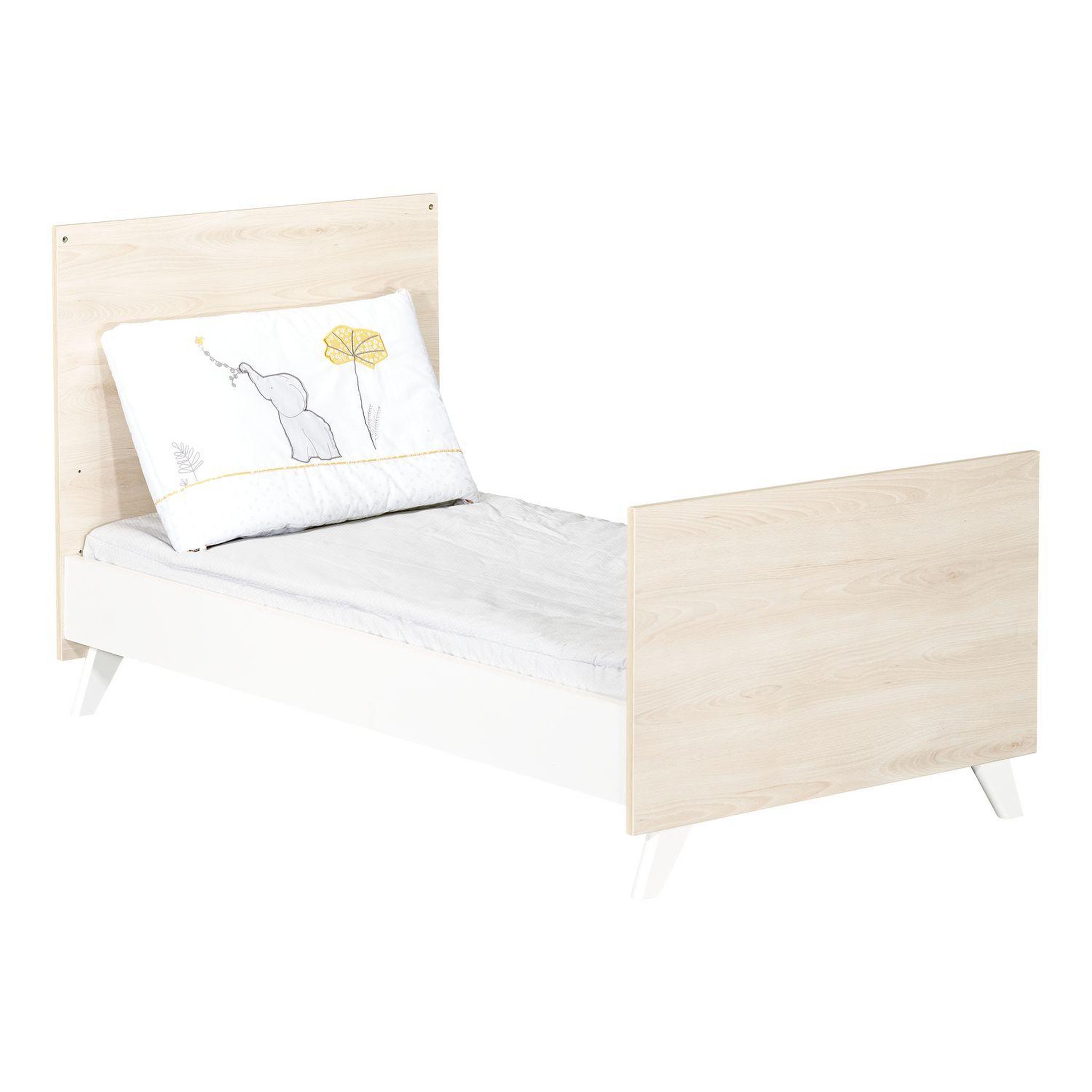 Voir la diapositive 7 : BABY PRICE  Lit bébé évolutif Little Big Bed 140x70cm SCANDI coloris naturel  