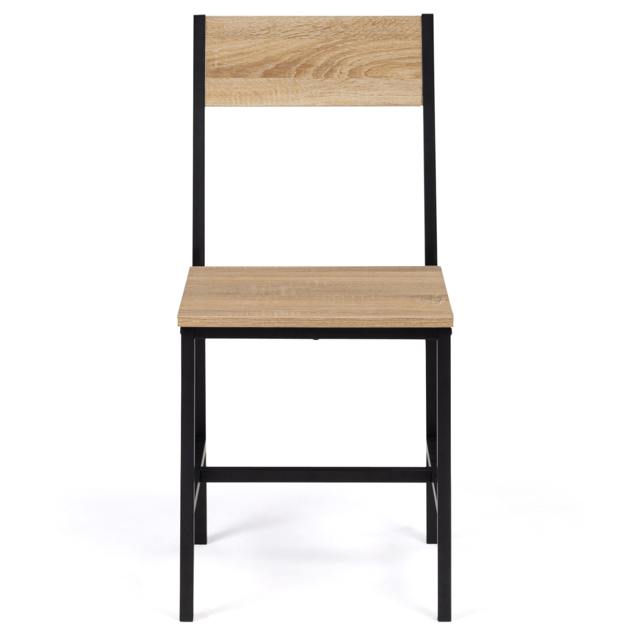 Voir la diapositive 4 : ID MARKET Lot de 6 chaises de cuisine detroit design industriel