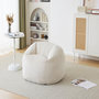 Voir la diapositive 2 : Habitat et Jardin Pouf en velours côtelé   Cusco  - 80 x 74 x 49 cm - Beige