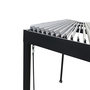 Voir la diapositive 5 : CONCEPT USINE Pergola bioclimatique grise 3x4 m MILOS