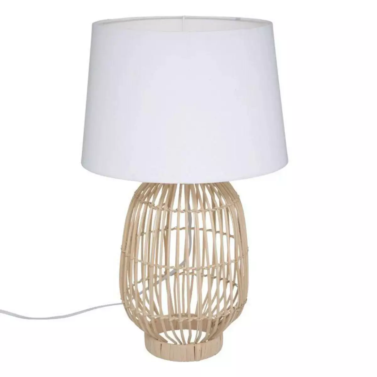  Lampe à Poser Design  Lucia  48cm Beige & Blanc