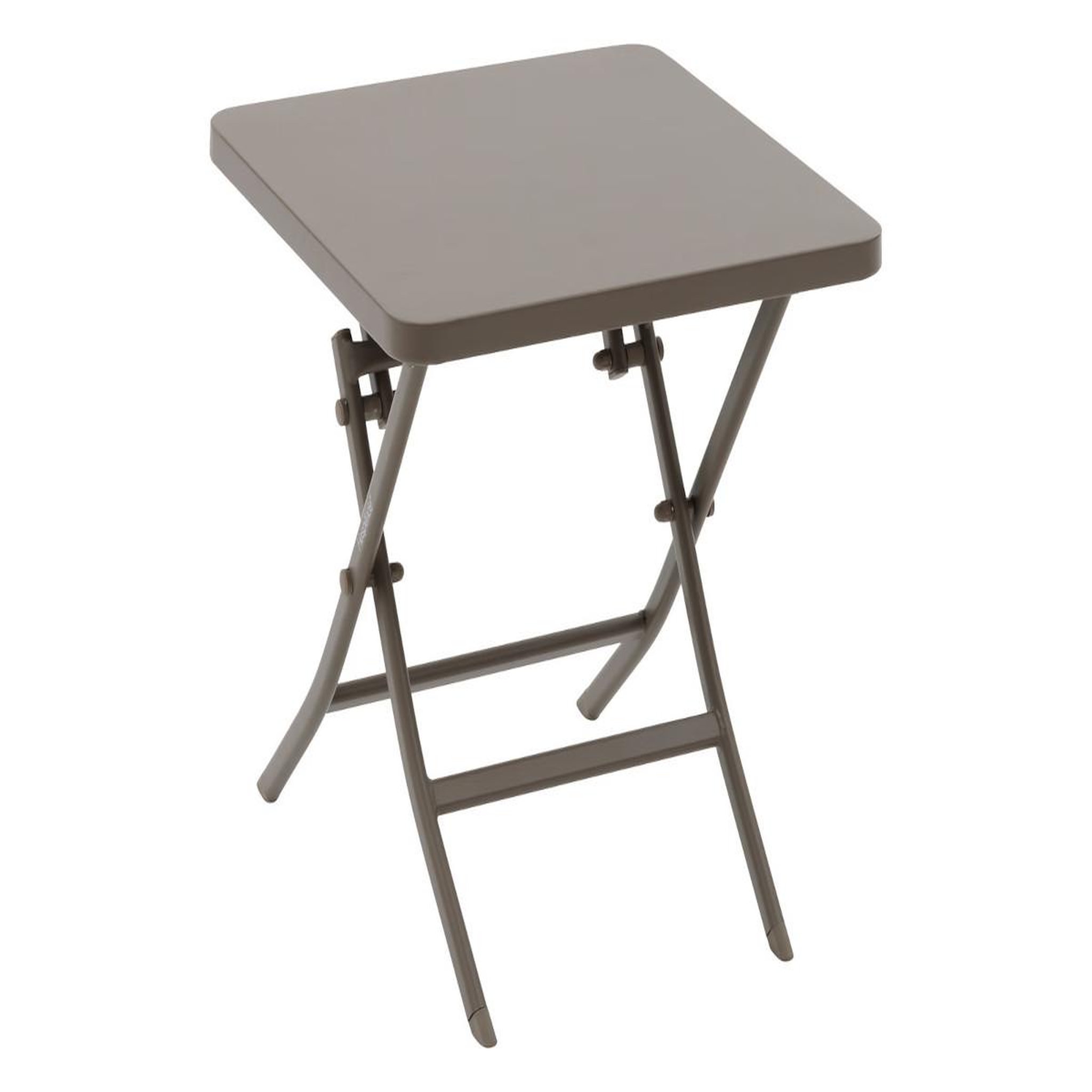 HESPERIDE Table d'appoint carrée pliante greensboro café - 40 x 40 cm - hespéride