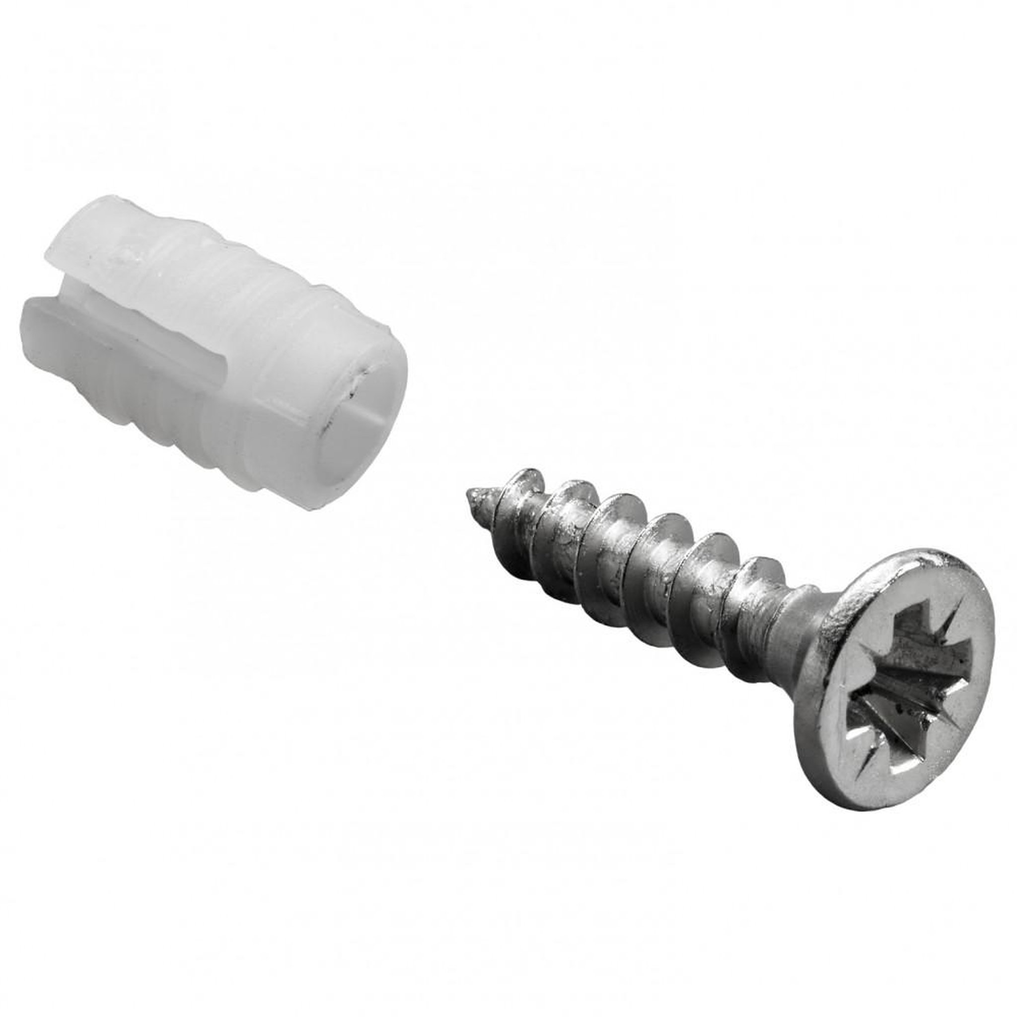 CENTRALE BRICO Lot de 40 manchons à expansion plastique brut HETTICH, l.12.5 mm