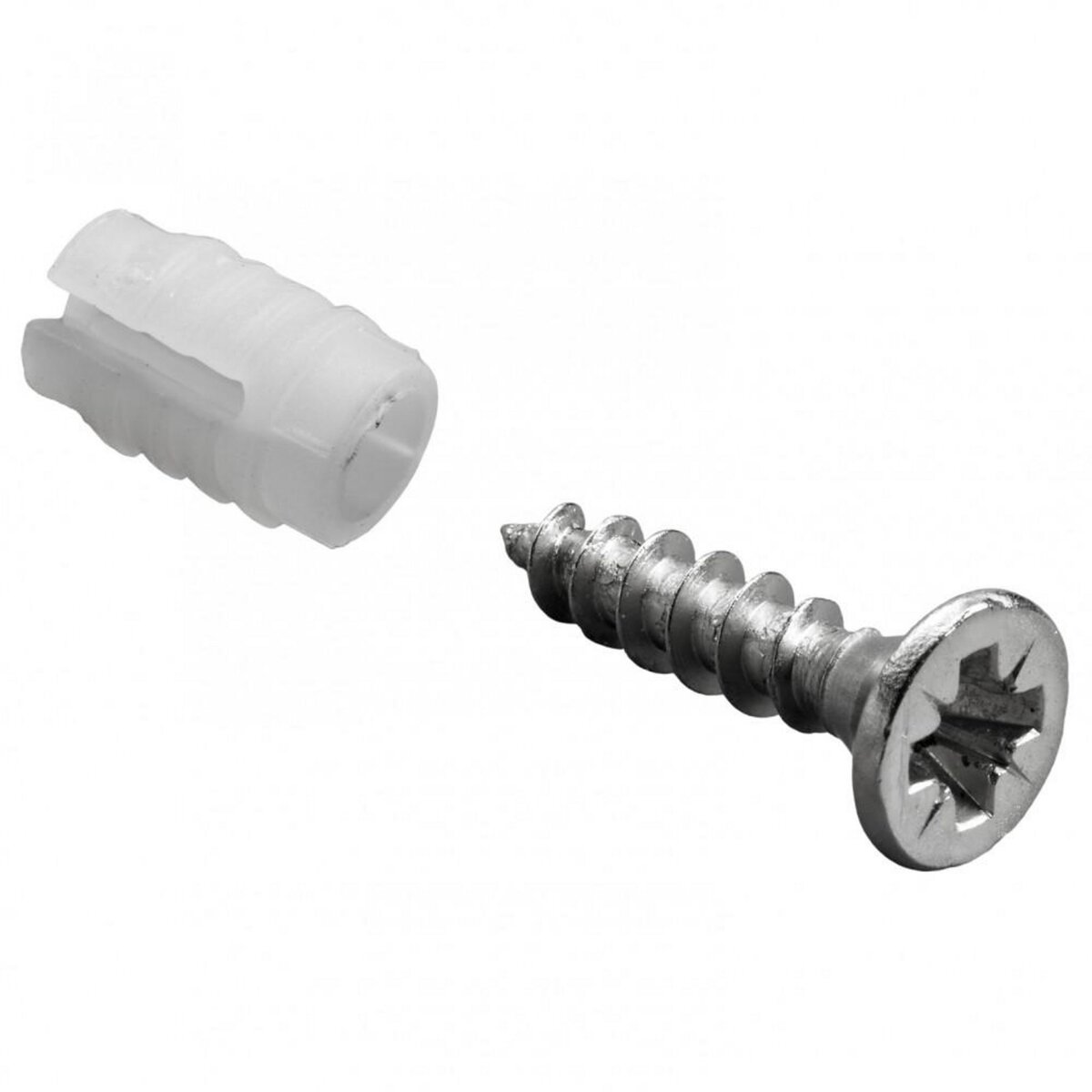 CENTRALE BRICO Lot de 40 manchons à expansion plastique brut HETTICH, l.12.5 mm