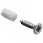 CENTRALE BRICO Lot de 40 manchons à expansion plastique brut HETTICH, l.12.5 mm