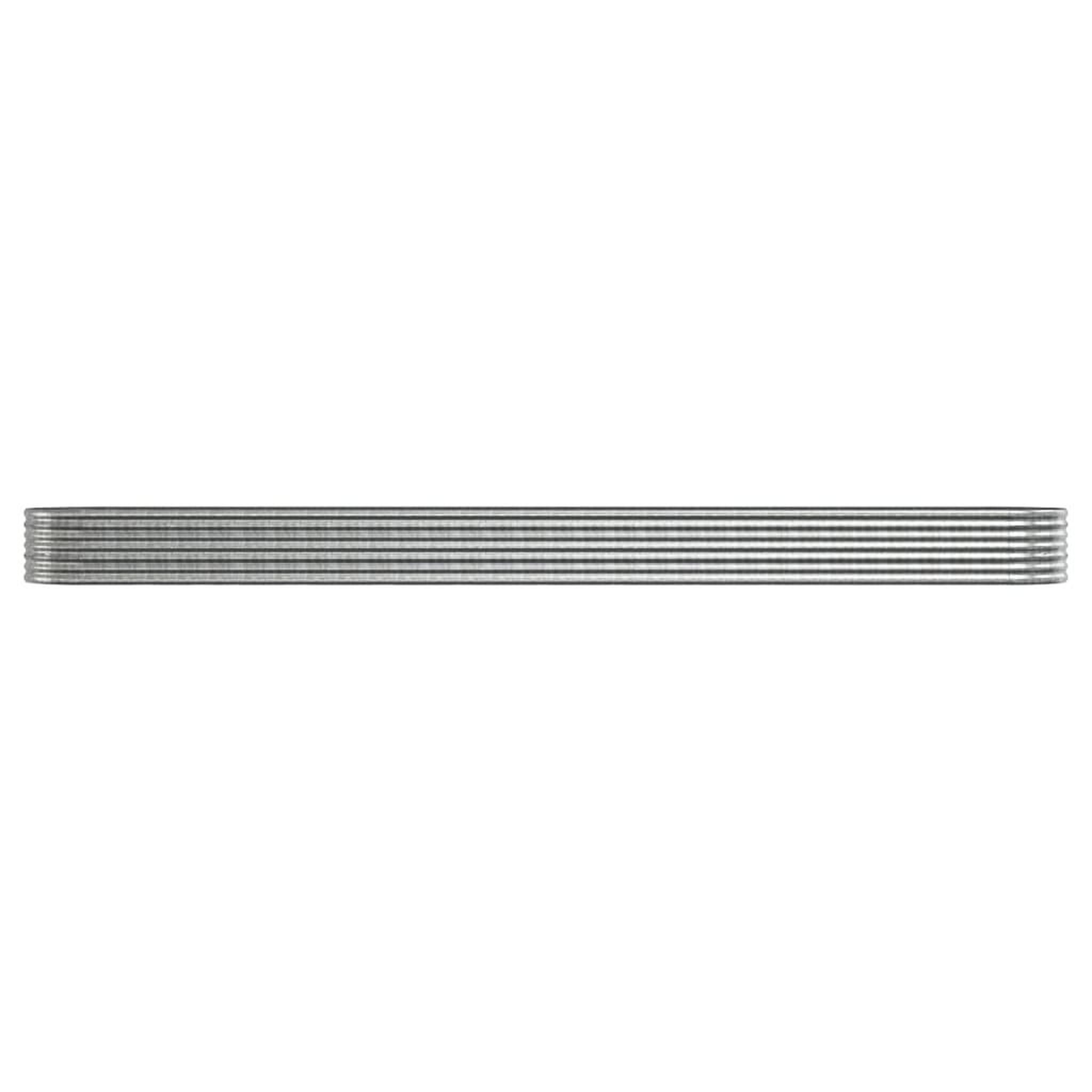 Voir la diapositive 3 : VIDAXL Lit sureleve de jardin Acier enduit de poudre Argente