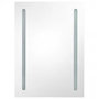 Voir la diapositive 4 : VIDAXL Armoire de salle de bain a miroir LED gris 50x13x70 cm