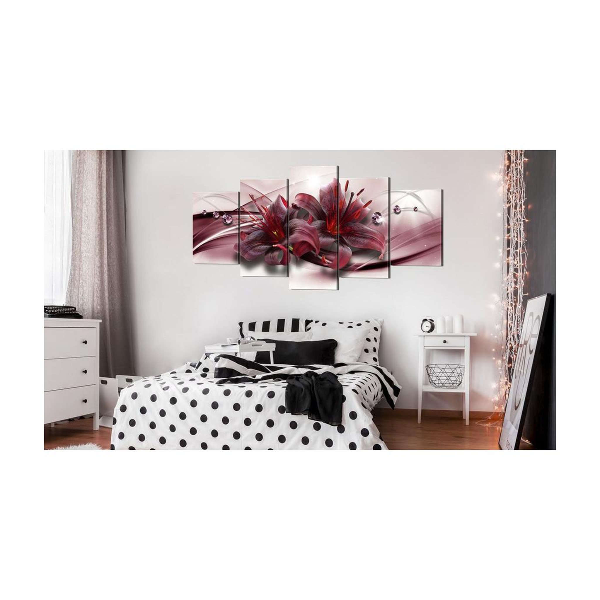 Voir la diapositive 2 : Paris Prix Tableau imprimé  pink lily
