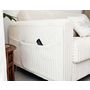 Voir la diapositive 5 : LISA DESIGN Owen - canapé 3 places convertible express couchage quotidien 140 cm matelas 12 cm en velours côtelé grosses côtes
