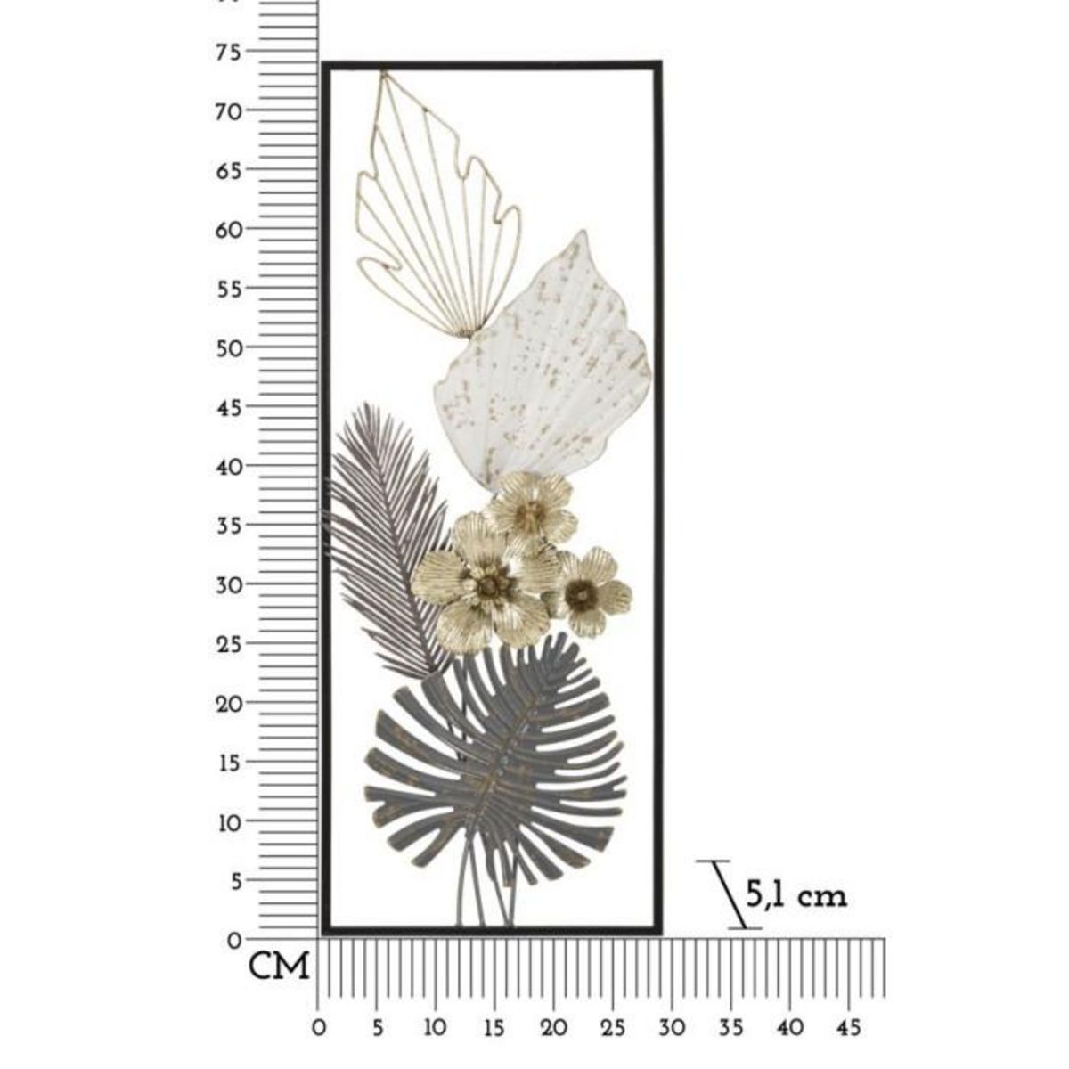Paris Prix Décoration Murale Encadrée en Métal  Classic  74cm Multicolore