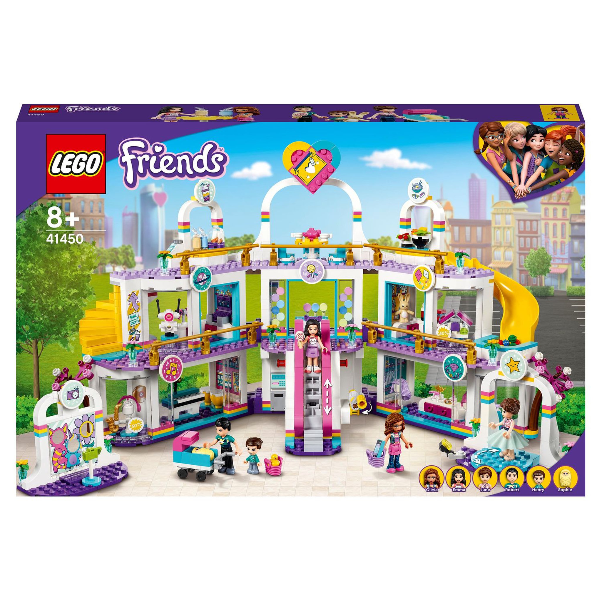 Voir la diapositive 1 : LEGO Friends 41450 - Le centre commercial de Heartlake City