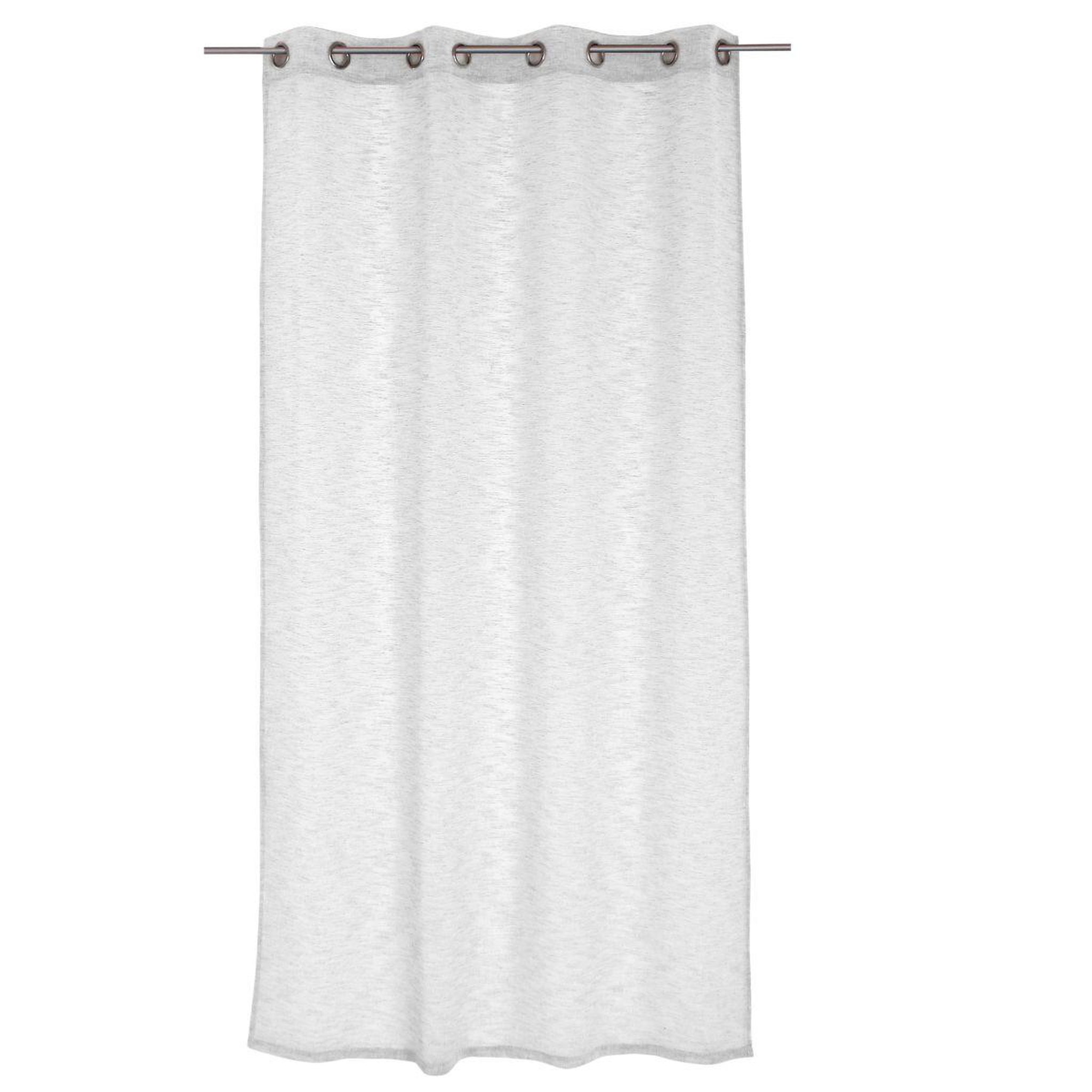 Voir la diapositive 4 : ENJOY HOME Rideau voilage effet lin  maya  140x240cm blanc