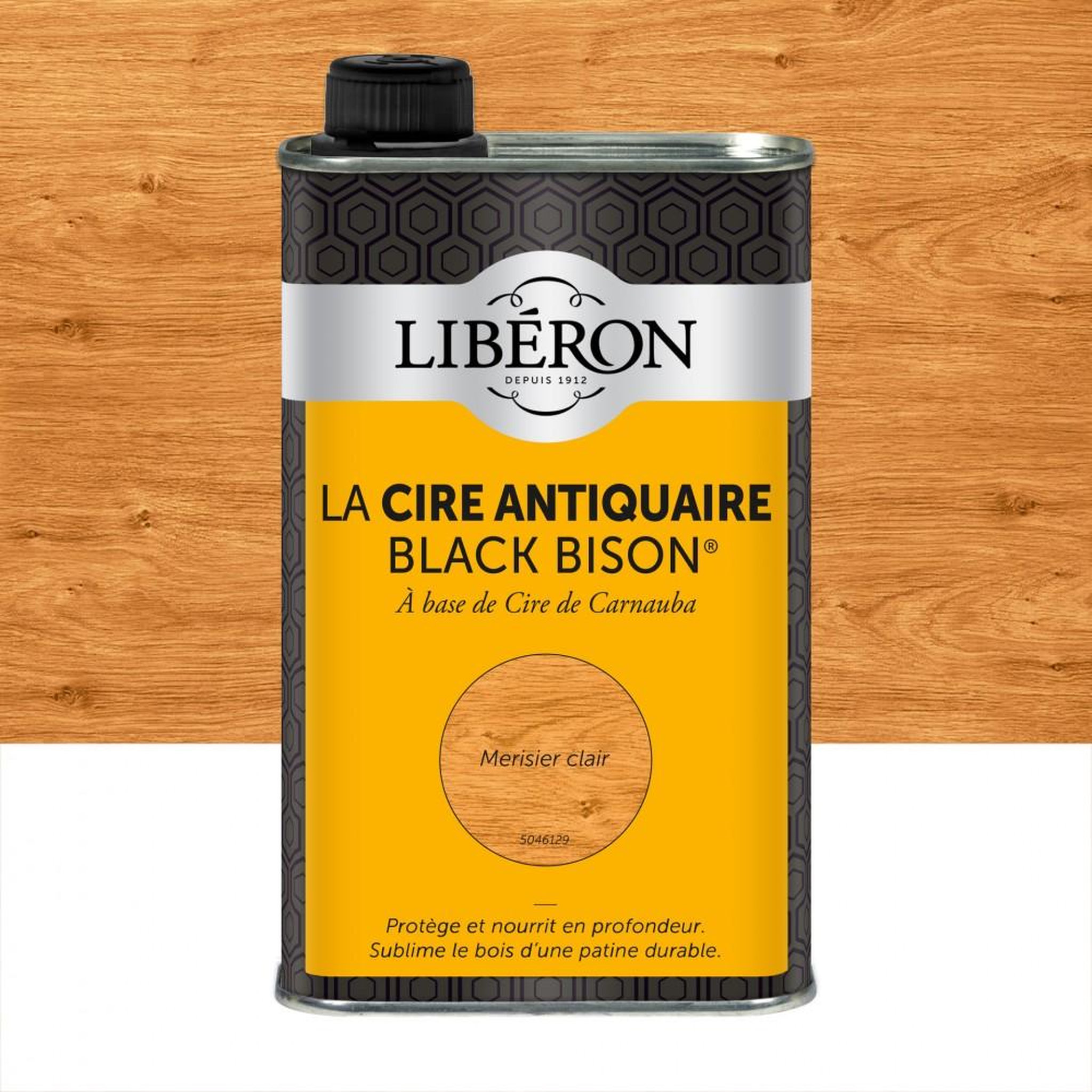 Liberon Cire liquide meuble et objets Antiquaire black bison® LIBERON, merisier clair 0.