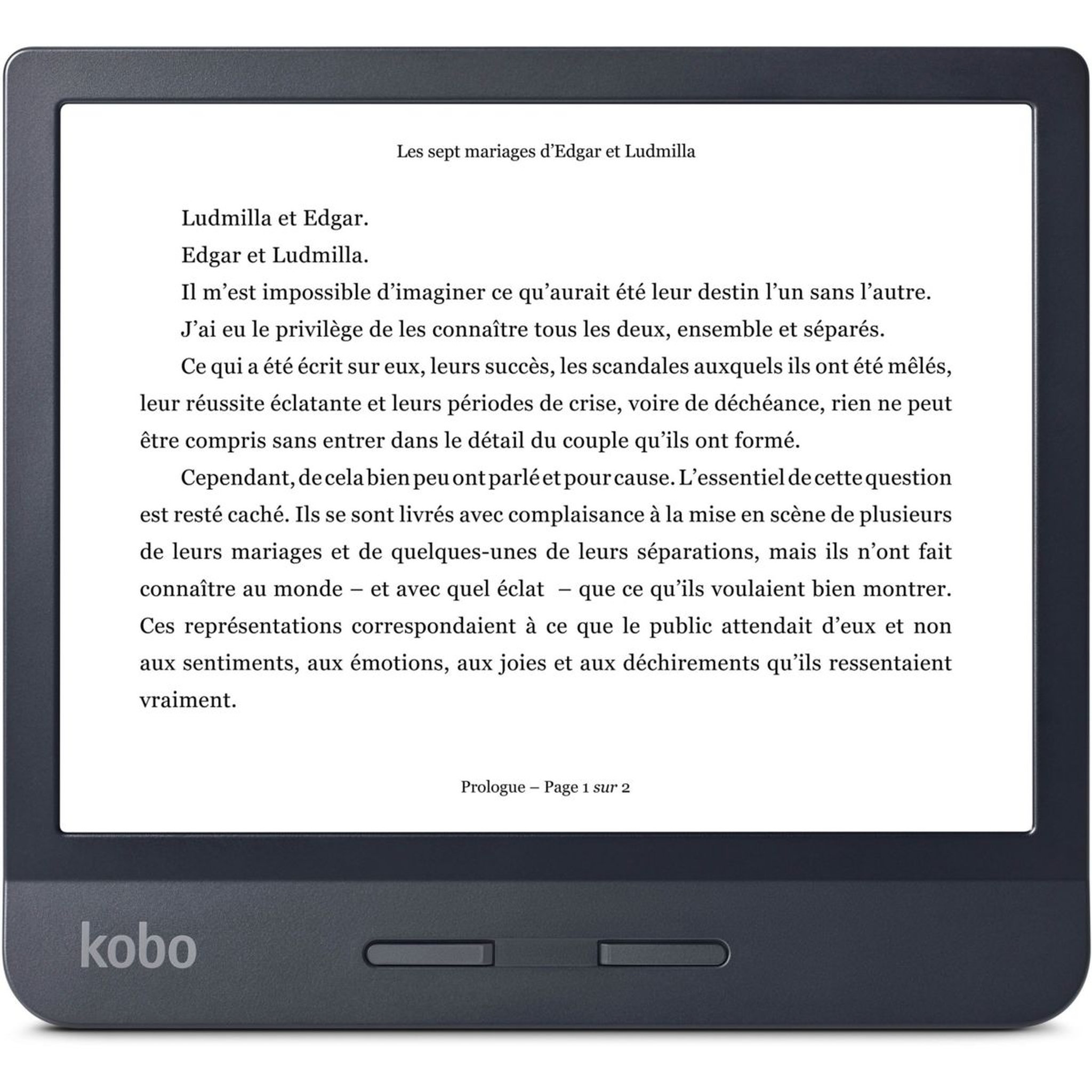 Voir la diapositive 4 : kobo Liseuse eBook Libra H2O 7¨ Noire - 8Go