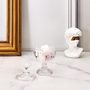 Voir la diapositive 5 : Paris Prix Bonbonnière sur Pied  Royal  15cm Transparent
