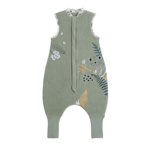 Turbulette Bébé TOG 2 Velours Avec Pieds Retroussables - Motif Lion, Camel, Taille Unique
