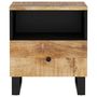 Voir la diapositive 4 : VIDAXL Table de chevet Bois de manguier solide et bois d'ingenierie