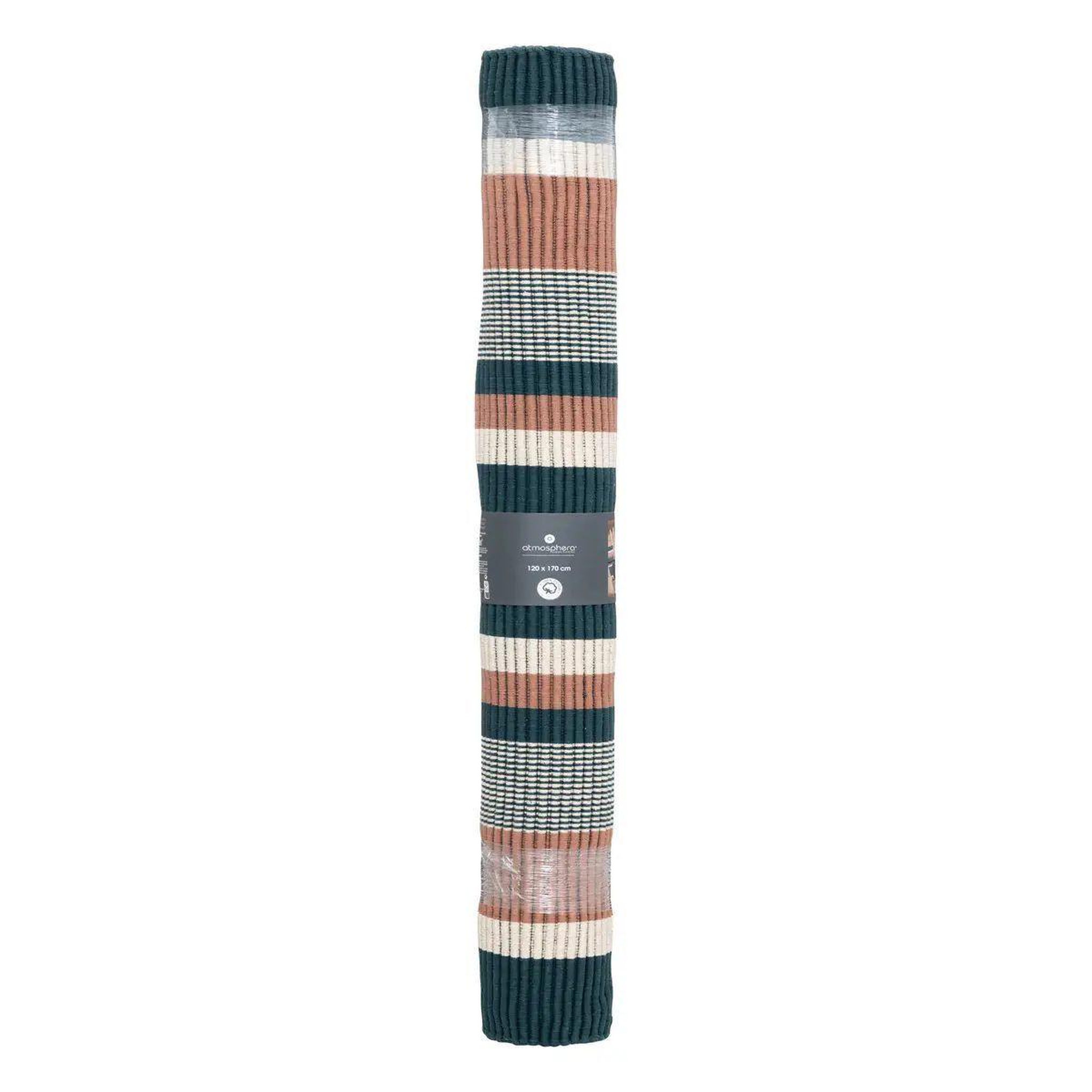 Voir la diapositive 3 : ATMOSPHERA Tapis cannelé  le collectionneur  120x170cm bleu canard