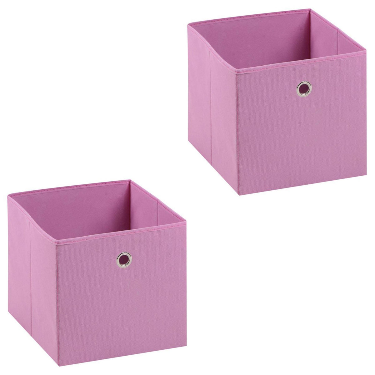 IDIMEX Lot de 2 boîtes de rangement ELA, en tissu