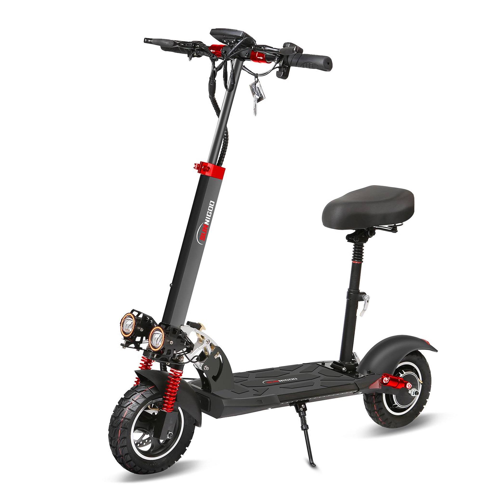 SUNNIGOO Trottinette électrique sunnigoo n3lmax, batterie 48 v 15 ah, nfc, selle amovible, noire
