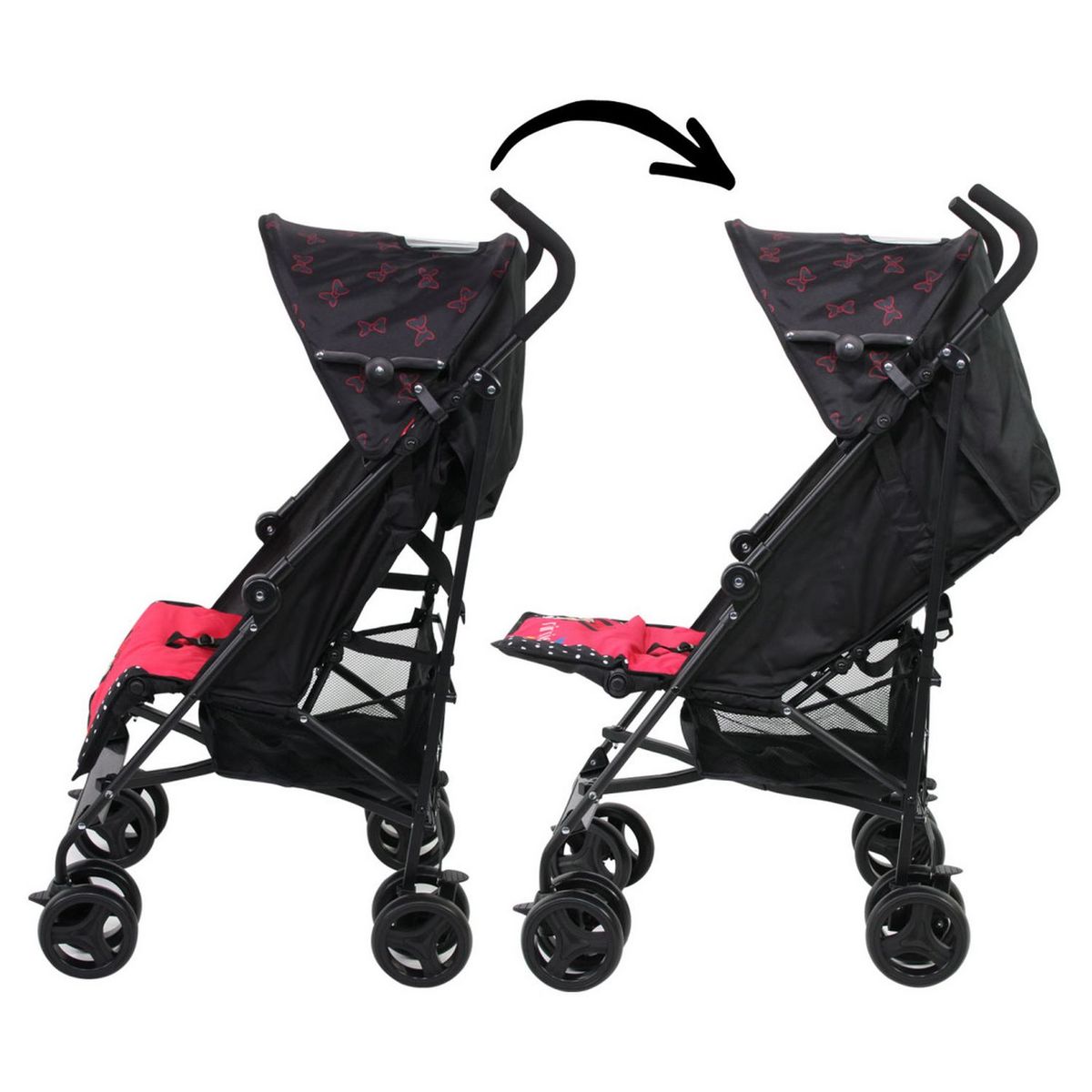 DISNEY Poussette canne luxe JET - Mickey Minnie