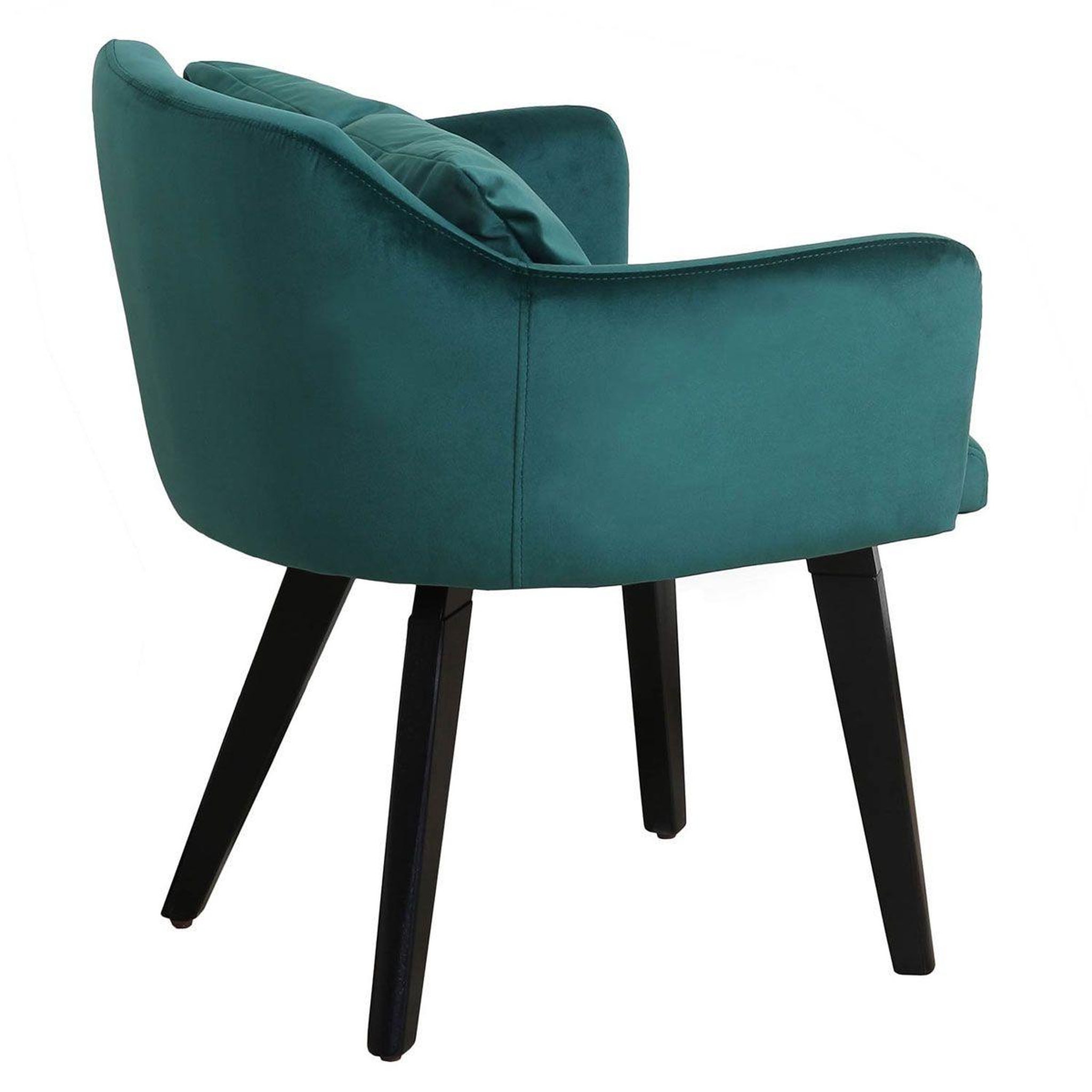 Voir la diapositive 4 : Paris Prix Lot de 2 fauteuils velours  scanda  70cm vert
