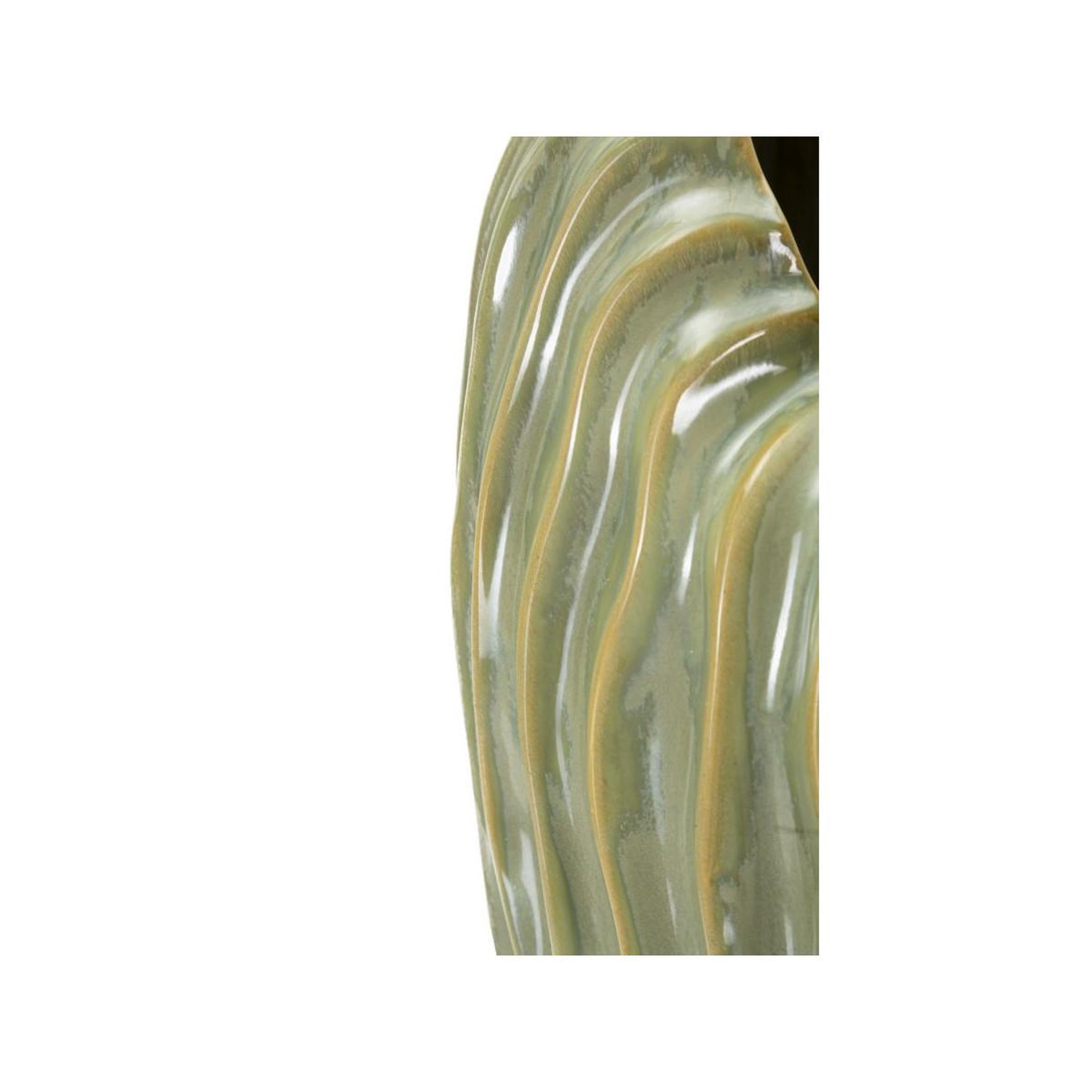 Voir la diapositive 5 : Paris Prix Vase en céramique  venice  39cm vert