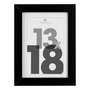 Voir la diapositive 1 : ATMOSPHERA Cadre Photo Bois 13x18cm Noir