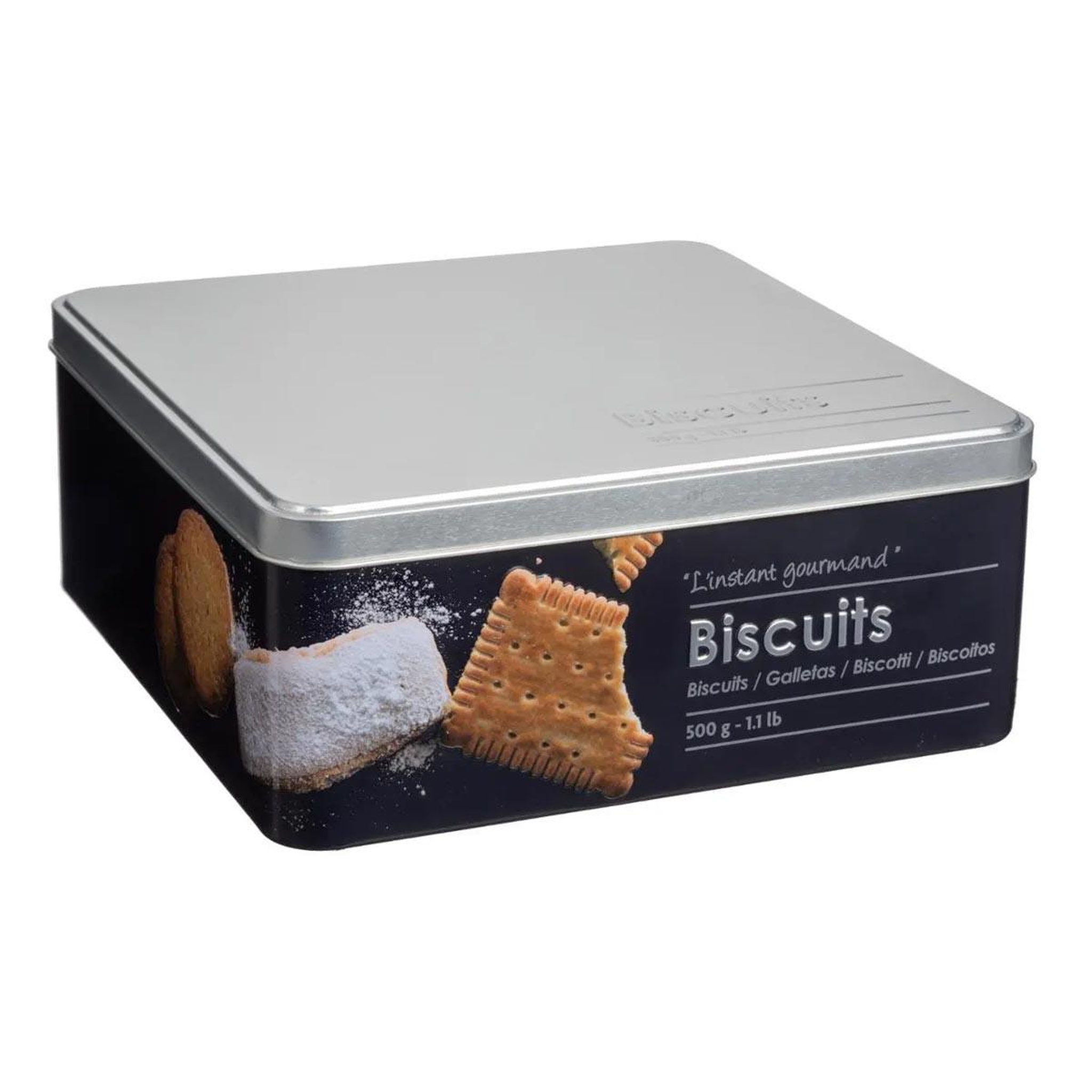 FIVE Boîte à biscuits  relief ii  20cm noir