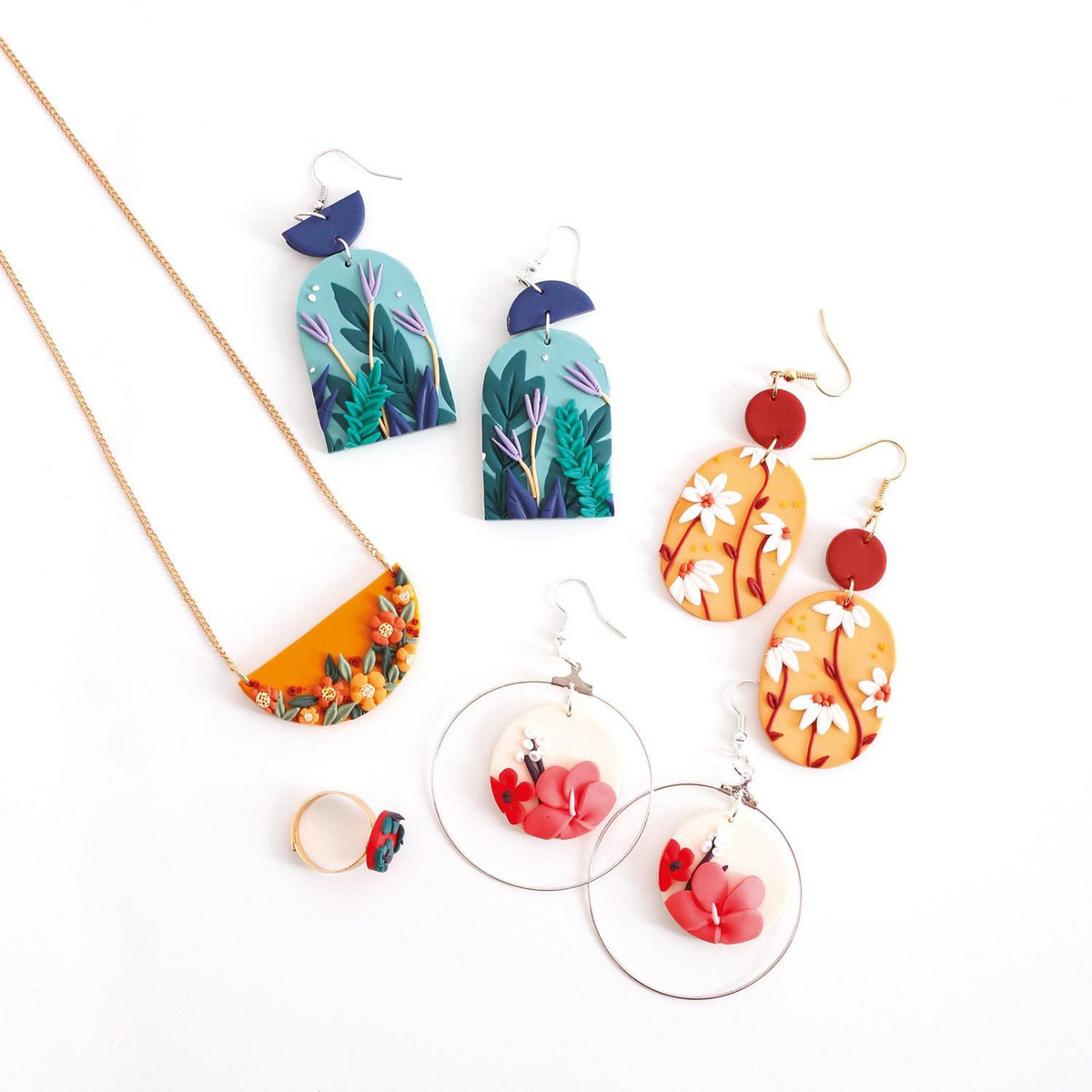 Staedtler Coffret bijoux en pâte polymère - technique du Slab