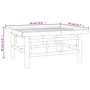 Voir la diapositive 6 : VIDAXL Table de jardin 65x55x30 cm bambou