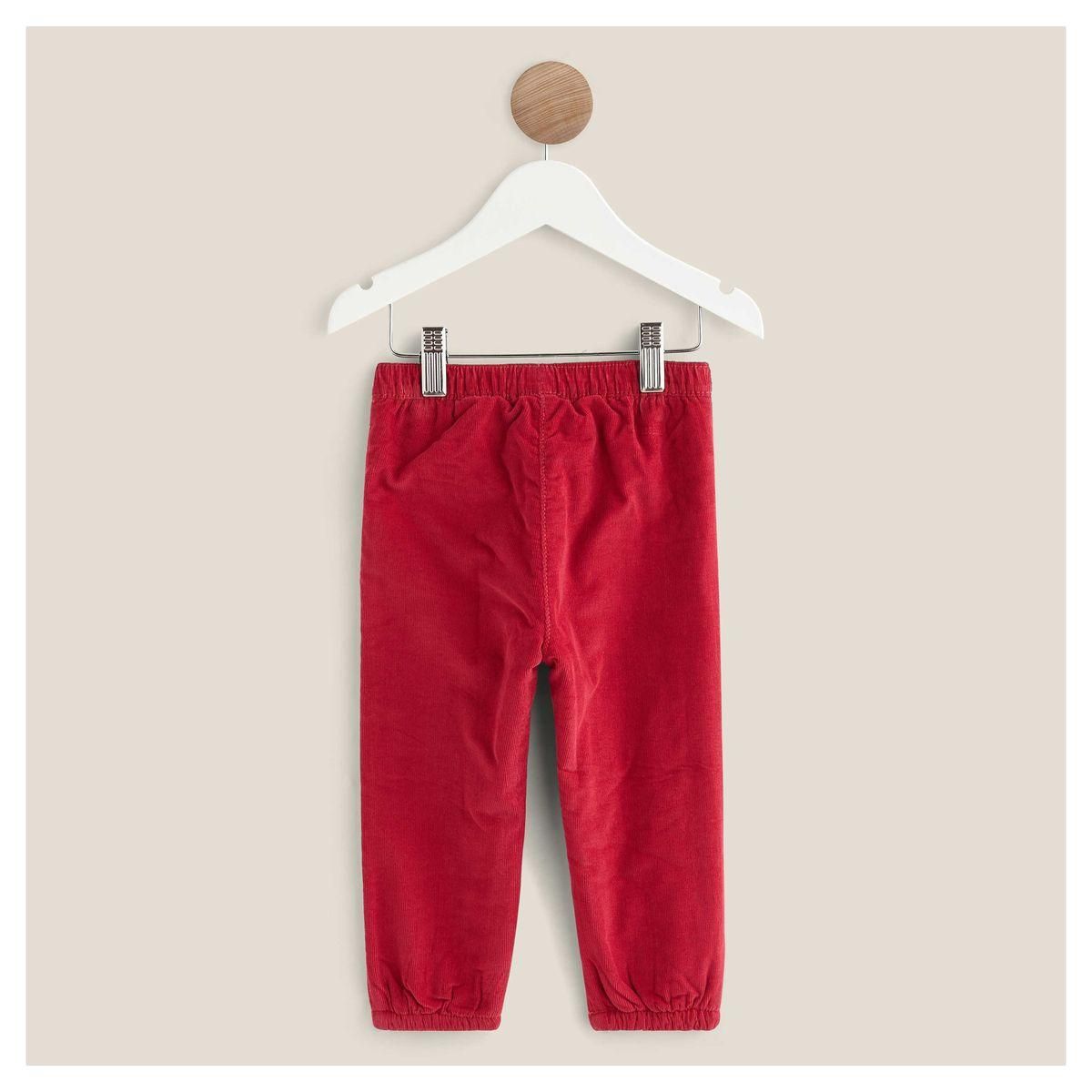 IN EXTENSO Pantalon velours bébé fille