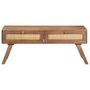 Voir la diapositive 2 : VIDAXL Table basse 100x60x40 cm Bois de manguier massif