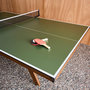Voir la diapositive 3 : SWEEEK Table de ping pong intérieur deluxe avec 2 raquettes et 3 balles